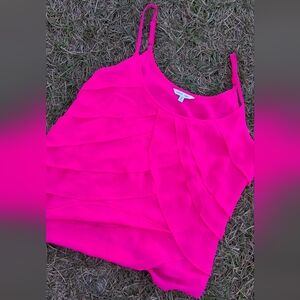 Women's Pink Layered Top